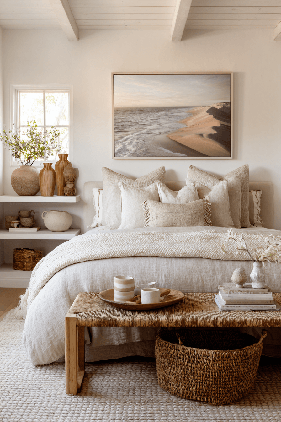 26 Beachy Boho Bedroom Ideas for a Dreamy Coastal Retreat