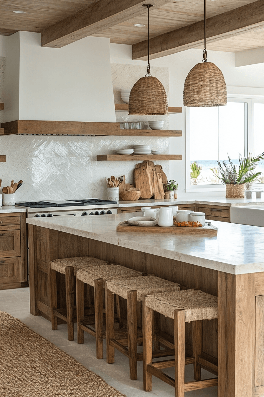 26 Seaside Kitchen Ideas for a Fresh Coastal Cooking Space