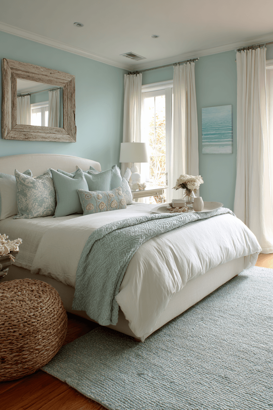 26 Beachy Bedroom Ideas That Will Transport You to the Coast