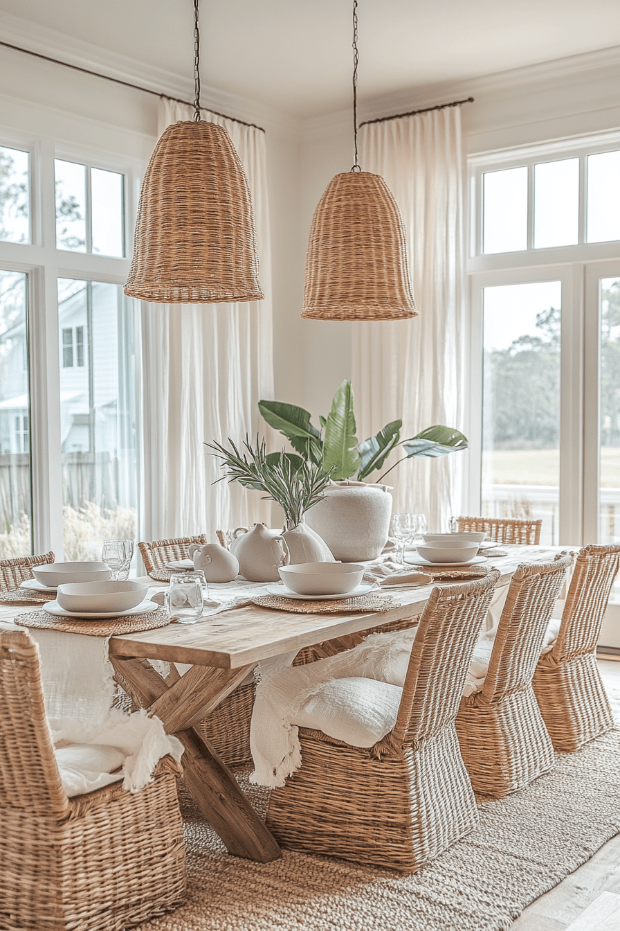 26 Beachy Dining Room Ideas for a Seaside Gathering Space