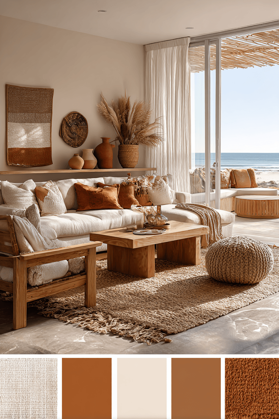 26 Beachy Boho Living Room Ideas for a Casual Coastal Vibe