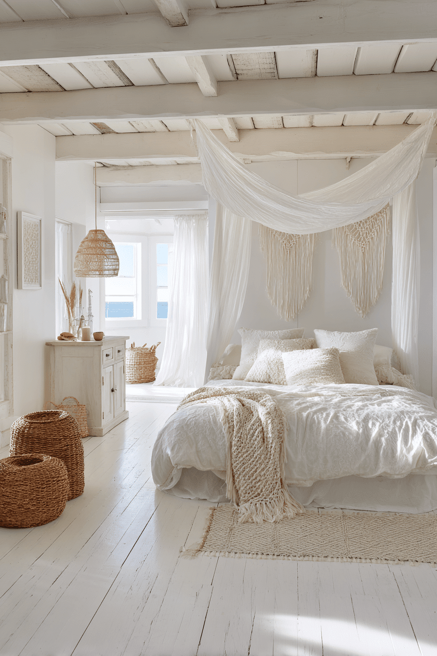 26 Beachy Boho Bedroom Ideas for a Dreamy Coastal Retreat