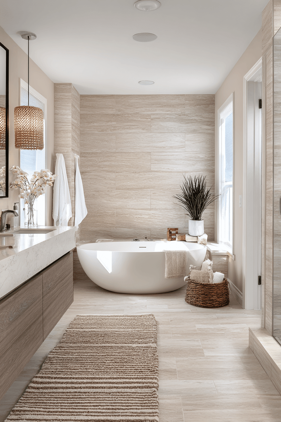 26 Beachy Bathroom Ideas That Create a Spa-Like Coastal Escape