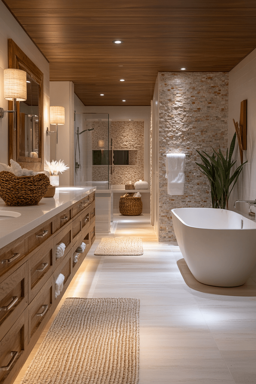 26 Seaside Bathroom Ideas for a Spa-Like Coastal Escape