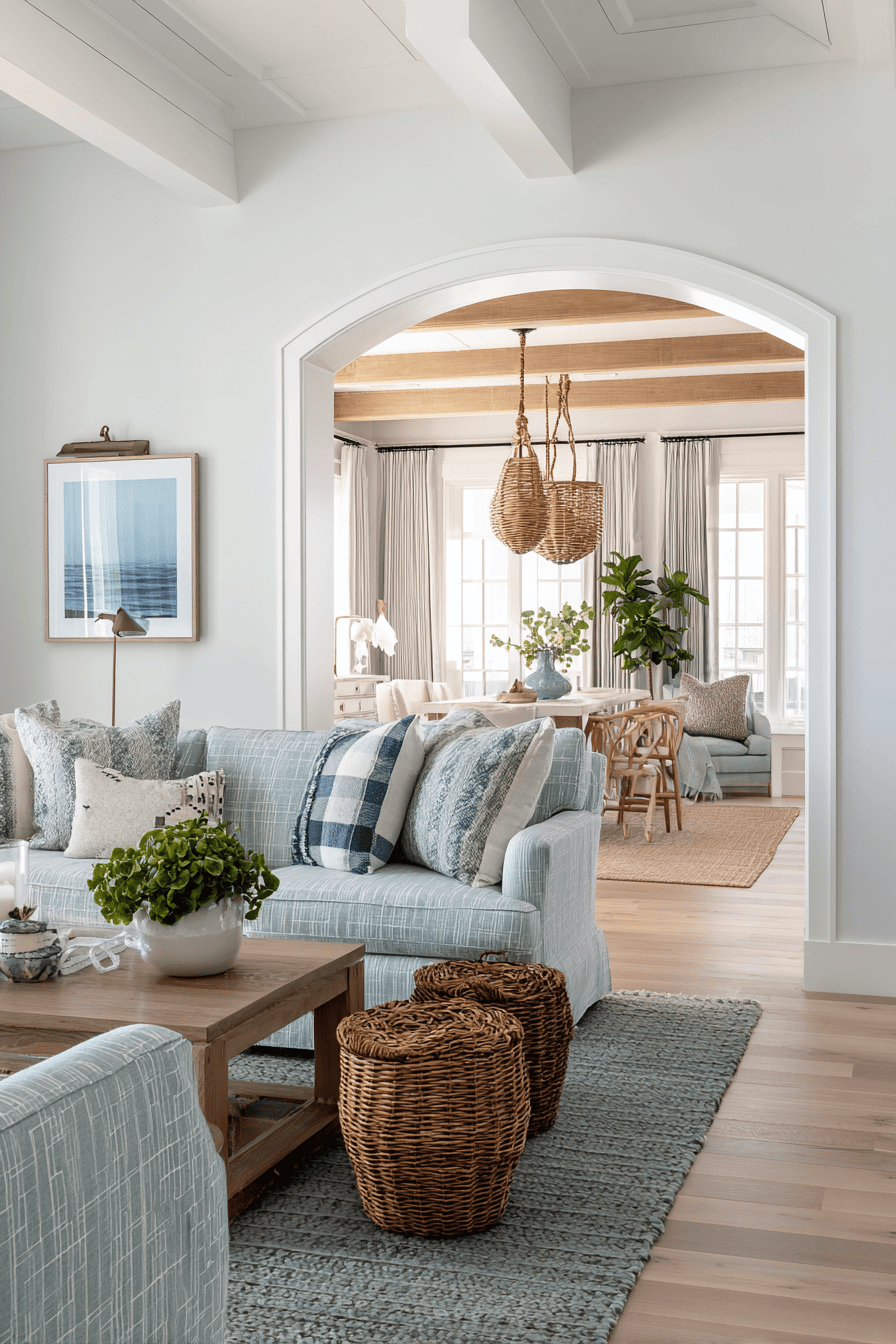 26 Seaside Living Room Ideas for a Relaxed Coastal Vibe