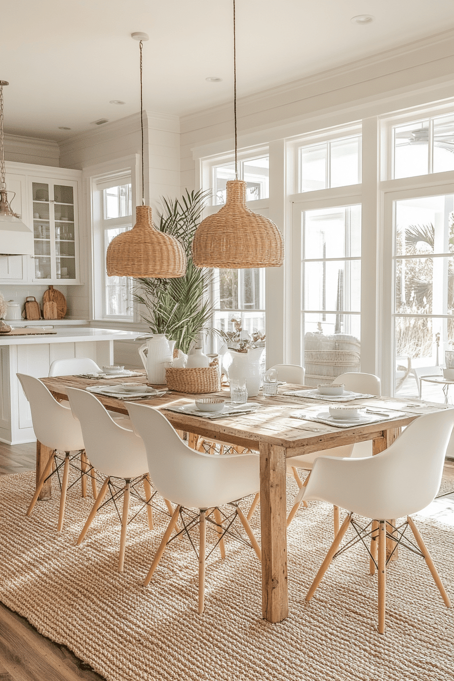 26 Beachy Dining Room Ideas for a Seaside Gathering Space