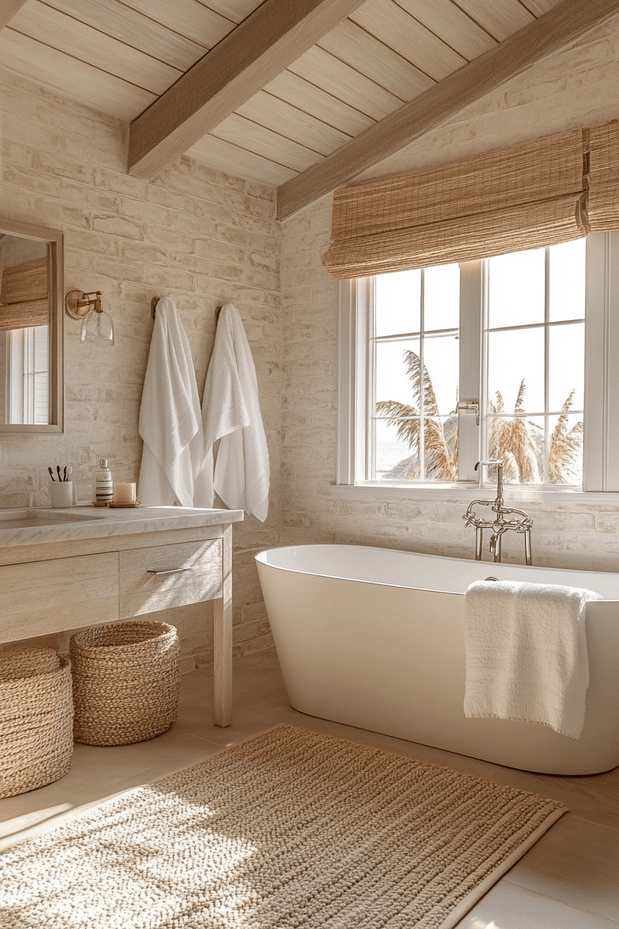 26 Seaside Bathroom Ideas for a Spa-Like Coastal Escape