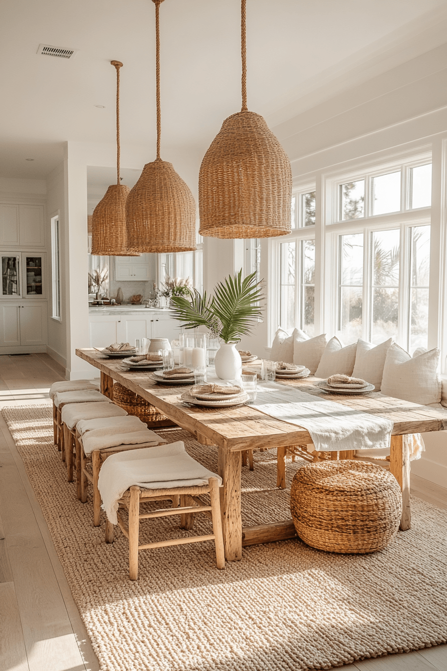 26 Beachy Dining Room Ideas for a Seaside Gathering Space