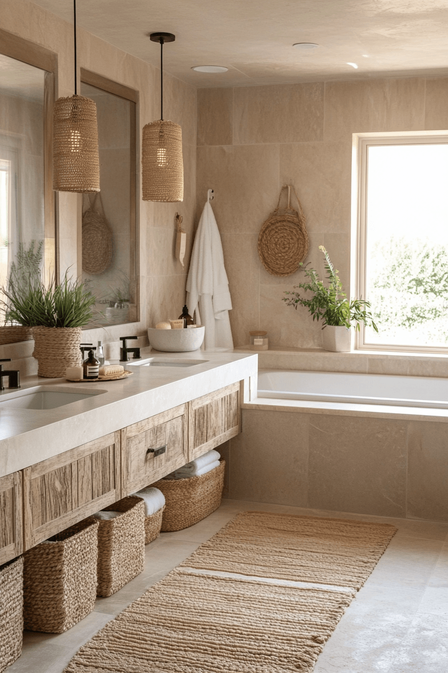 26 Seaside Bathroom Ideas for a Spa-Like Coastal Escape