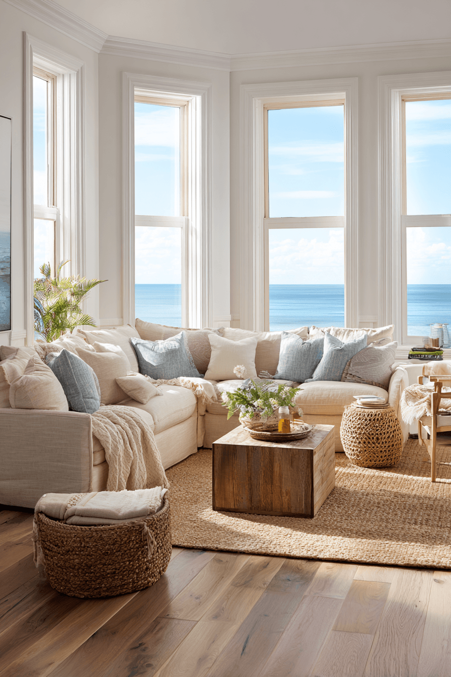 26 Seaside Living Room Ideas for a Relaxed Coastal Vibe