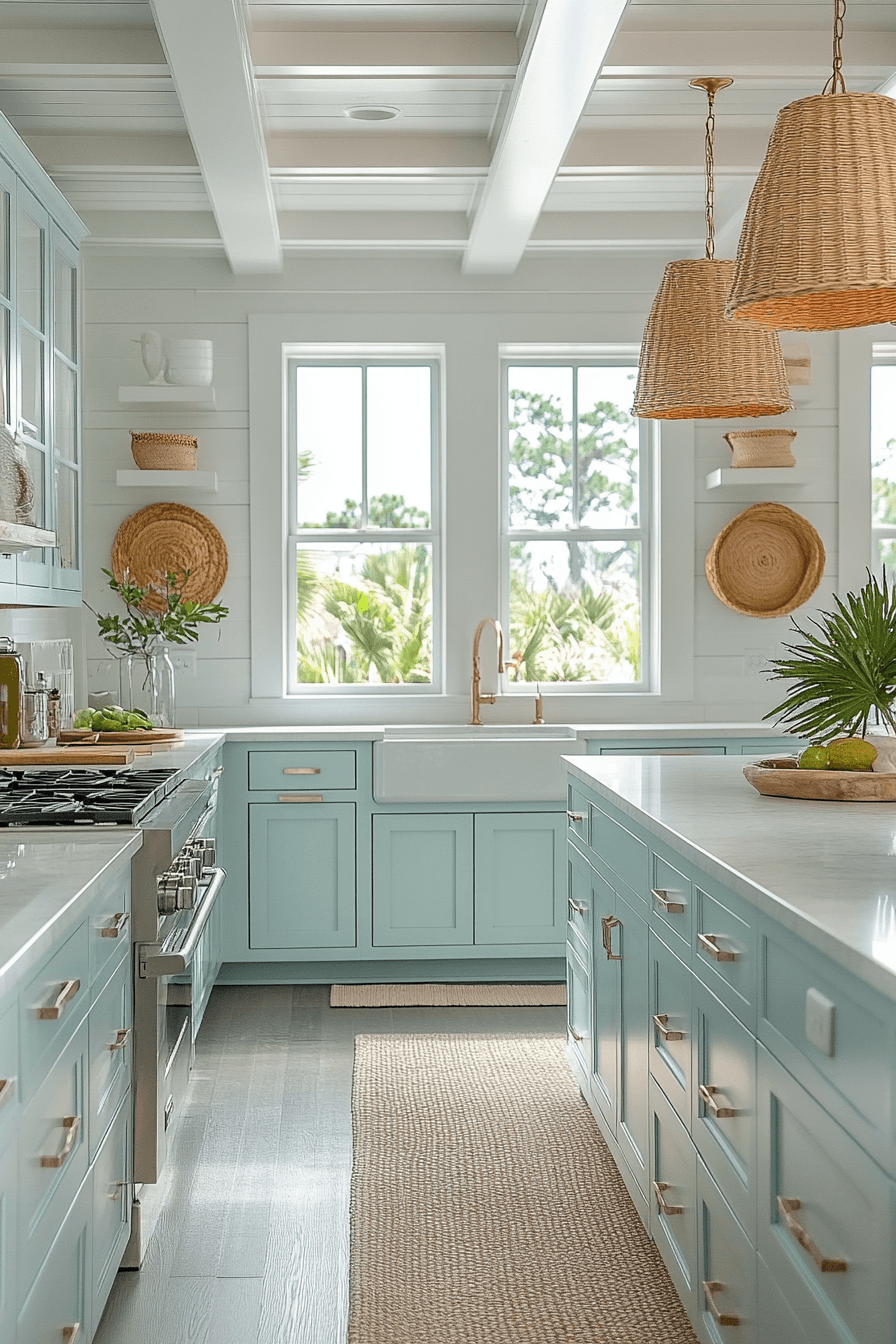 26 Seaside Kitchen Ideas for a Fresh Coastal Cooking Space