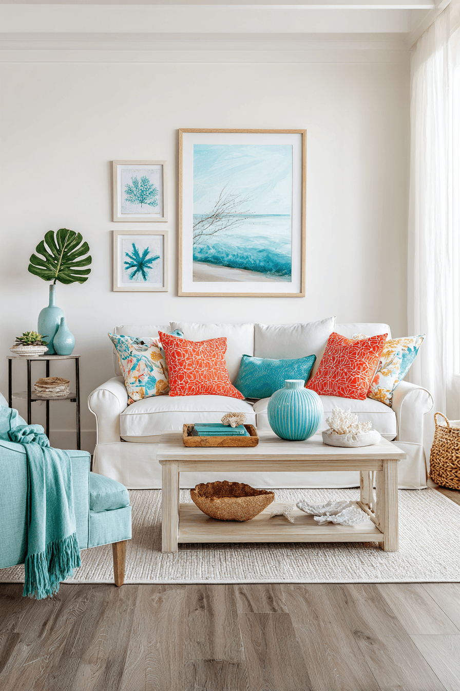 26 Beachy Living Room Ideas for a Relaxed Coastal Vibe