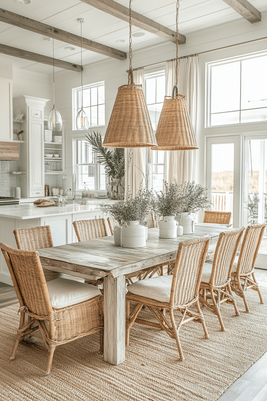 26 Beachy Dining Room Ideas for a Seaside Gathering Space