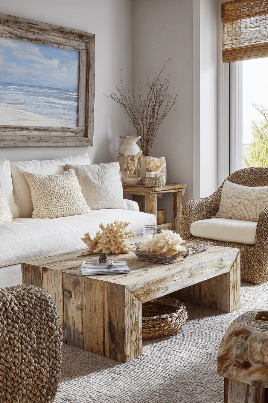 26 Beachy Living Room Ideas for a Relaxed Coastal Vibe