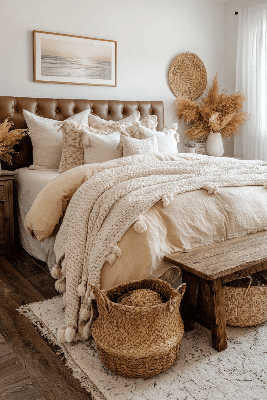 26 Beachy Boho Bedroom Ideas for a Dreamy Coastal Retreat