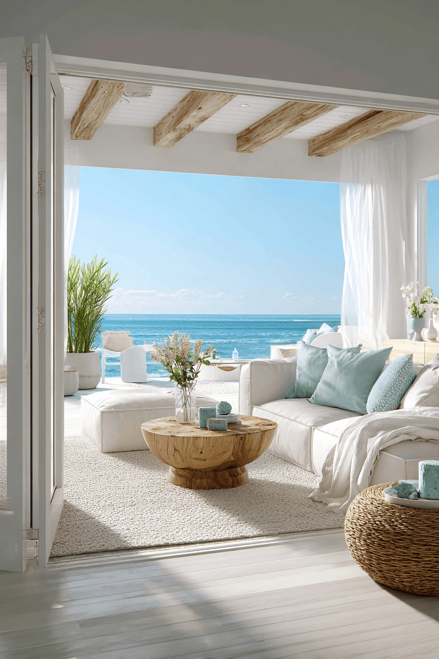 26 Beachy Living Room Ideas for a Relaxed Coastal Vibe