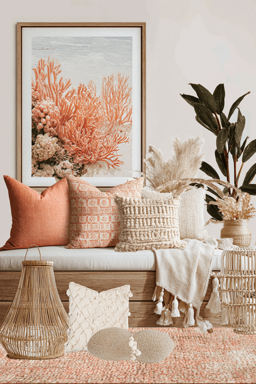 26 Beachy Boho Living Room Ideas for a Casual Coastal Vibe
