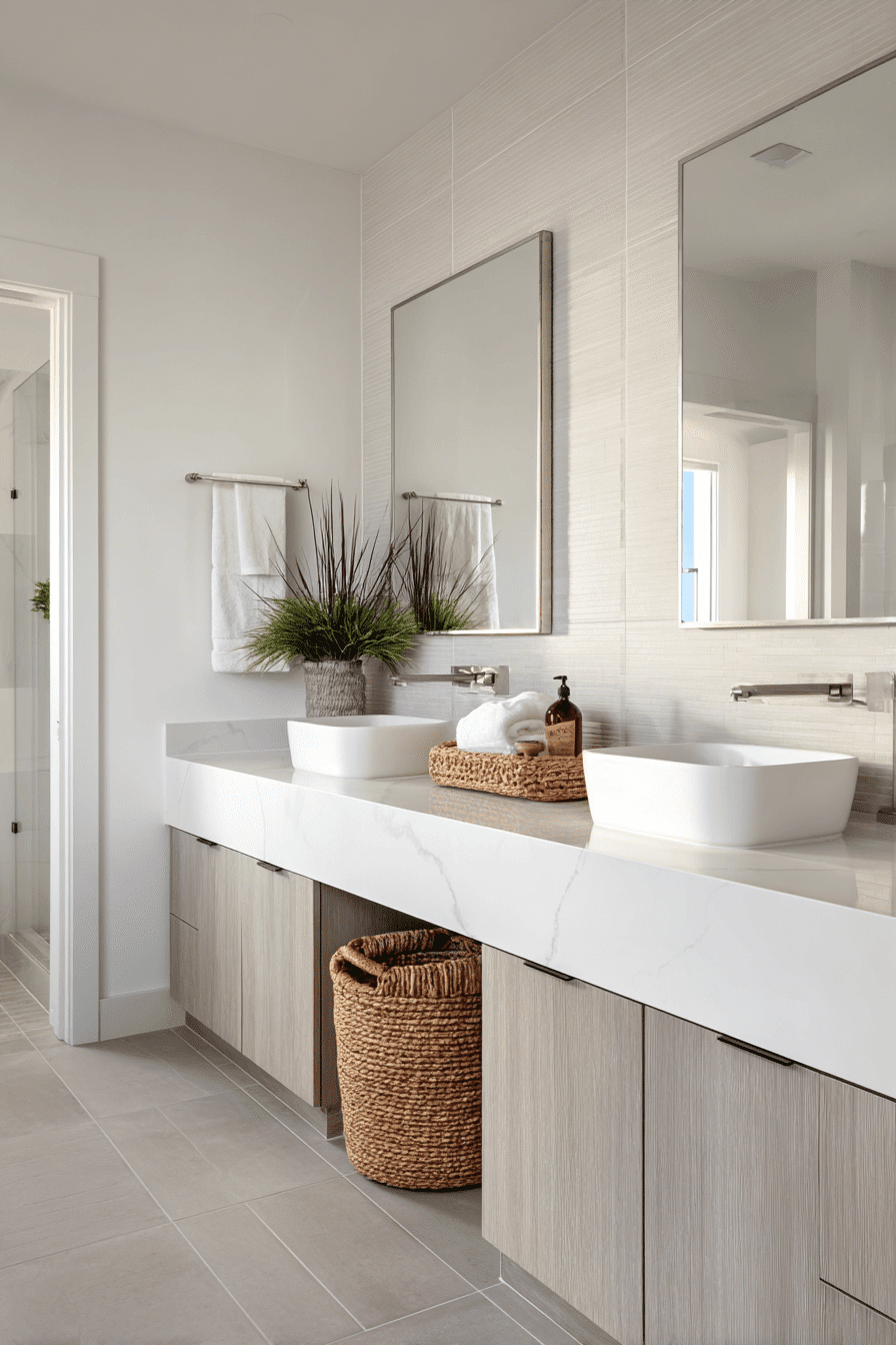26 Beachy Bathroom Ideas That Create a Spa-Like Coastal Escape