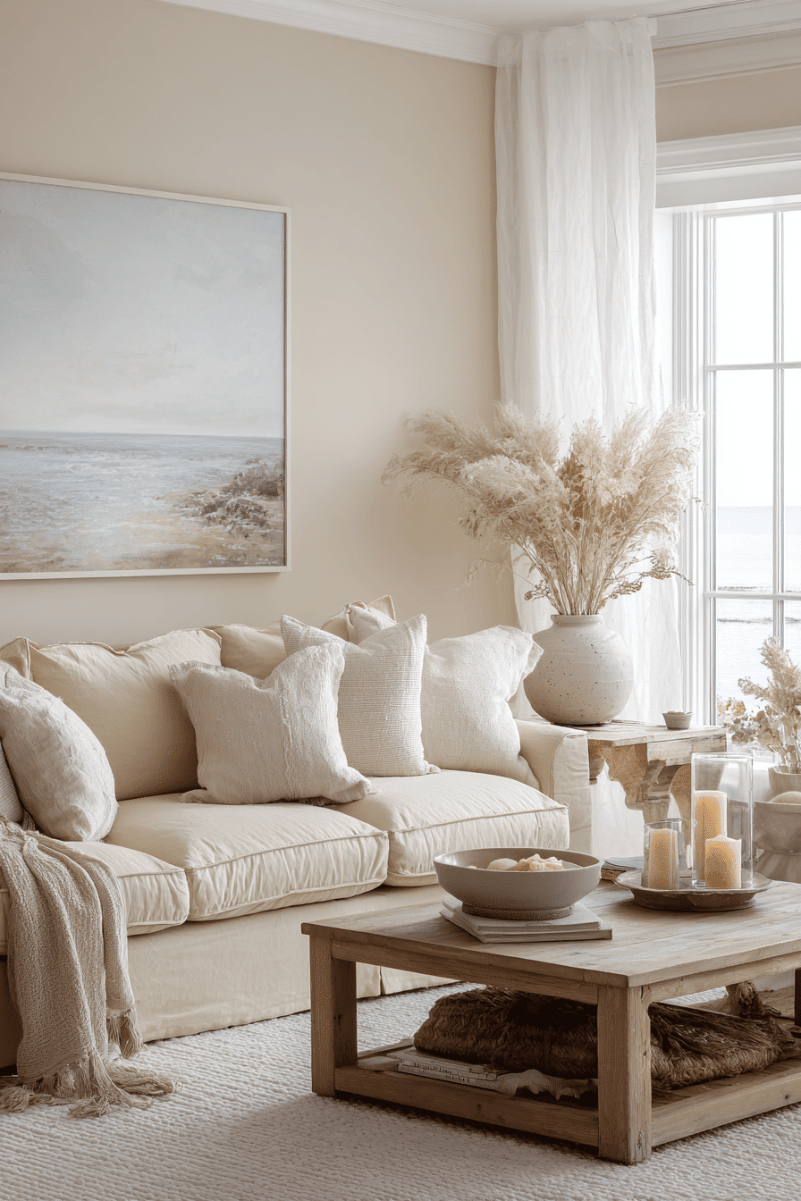 26 Beachy Living Room Ideas for a Relaxed Coastal Vibe