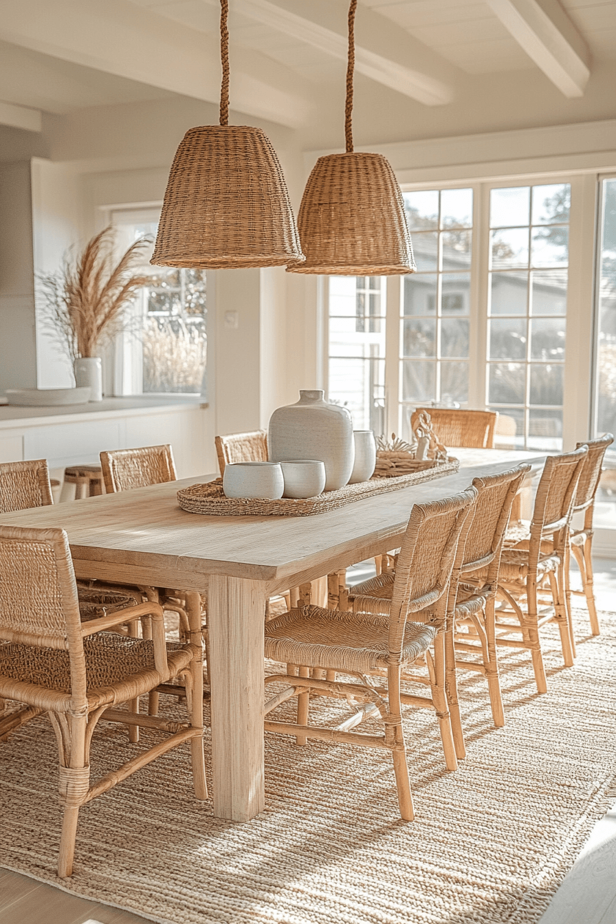26 Beachy Dining Room Ideas for a Seaside Gathering Space