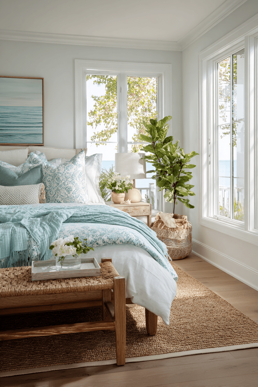 26 Seaside Bedroom Ideas for a Peaceful Coastal Retreat