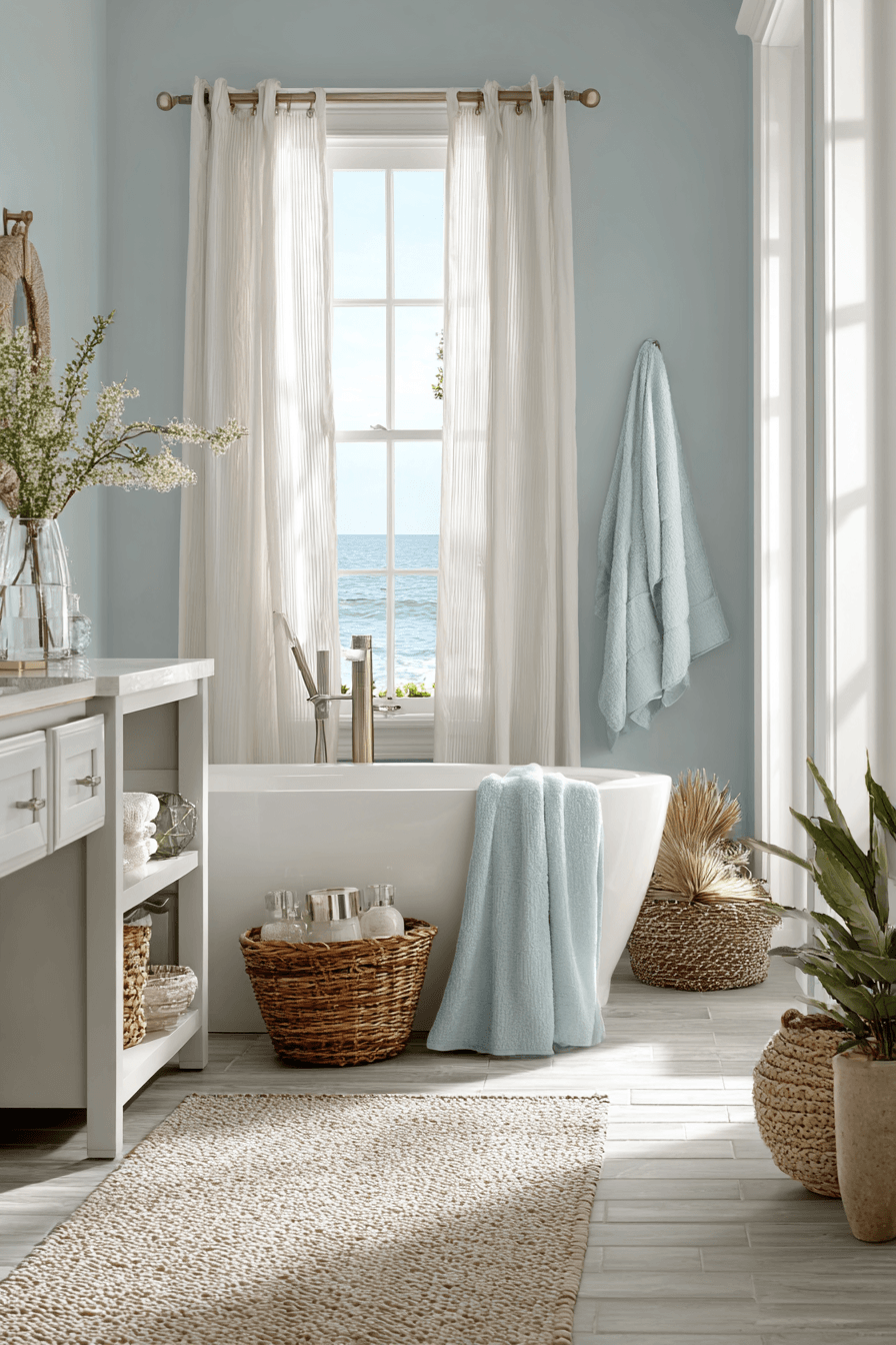 26 Seaside Bathroom Ideas for a Spa-Like Coastal Escape
