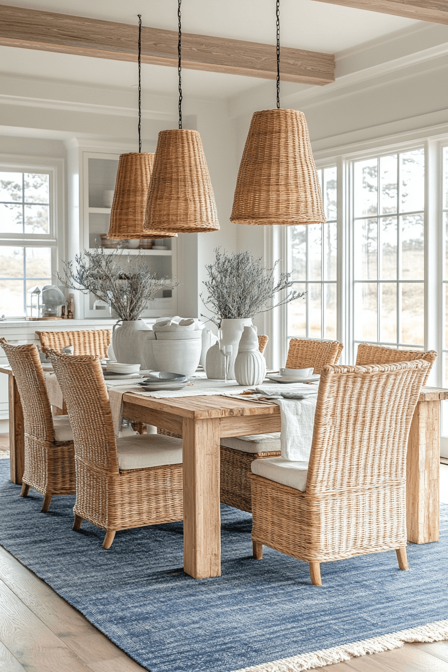 26 Beachy Dining Room Ideas for a Seaside Gathering Space