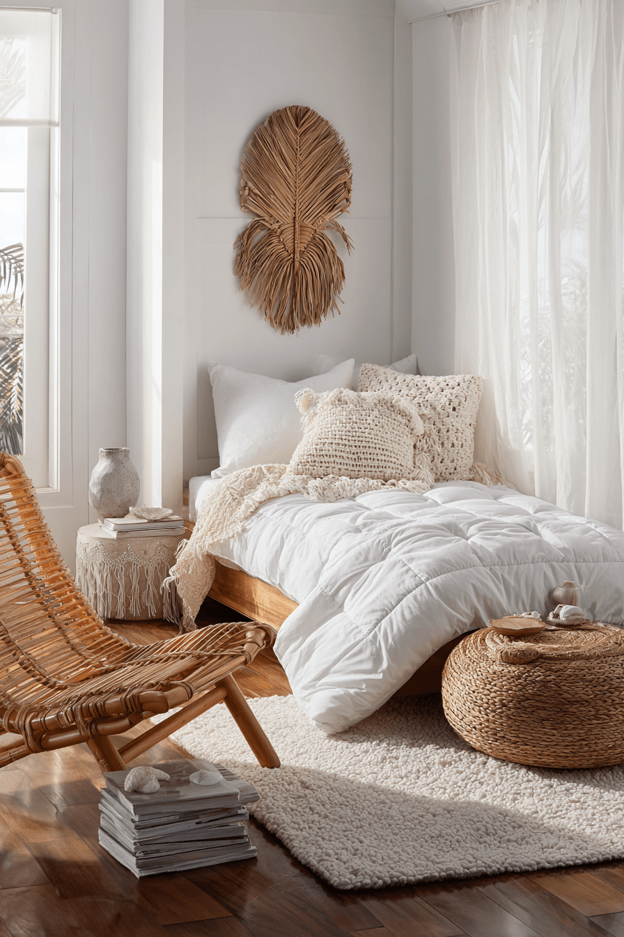 26 Beachy Boho Bedroom Ideas for a Dreamy Coastal Retreat