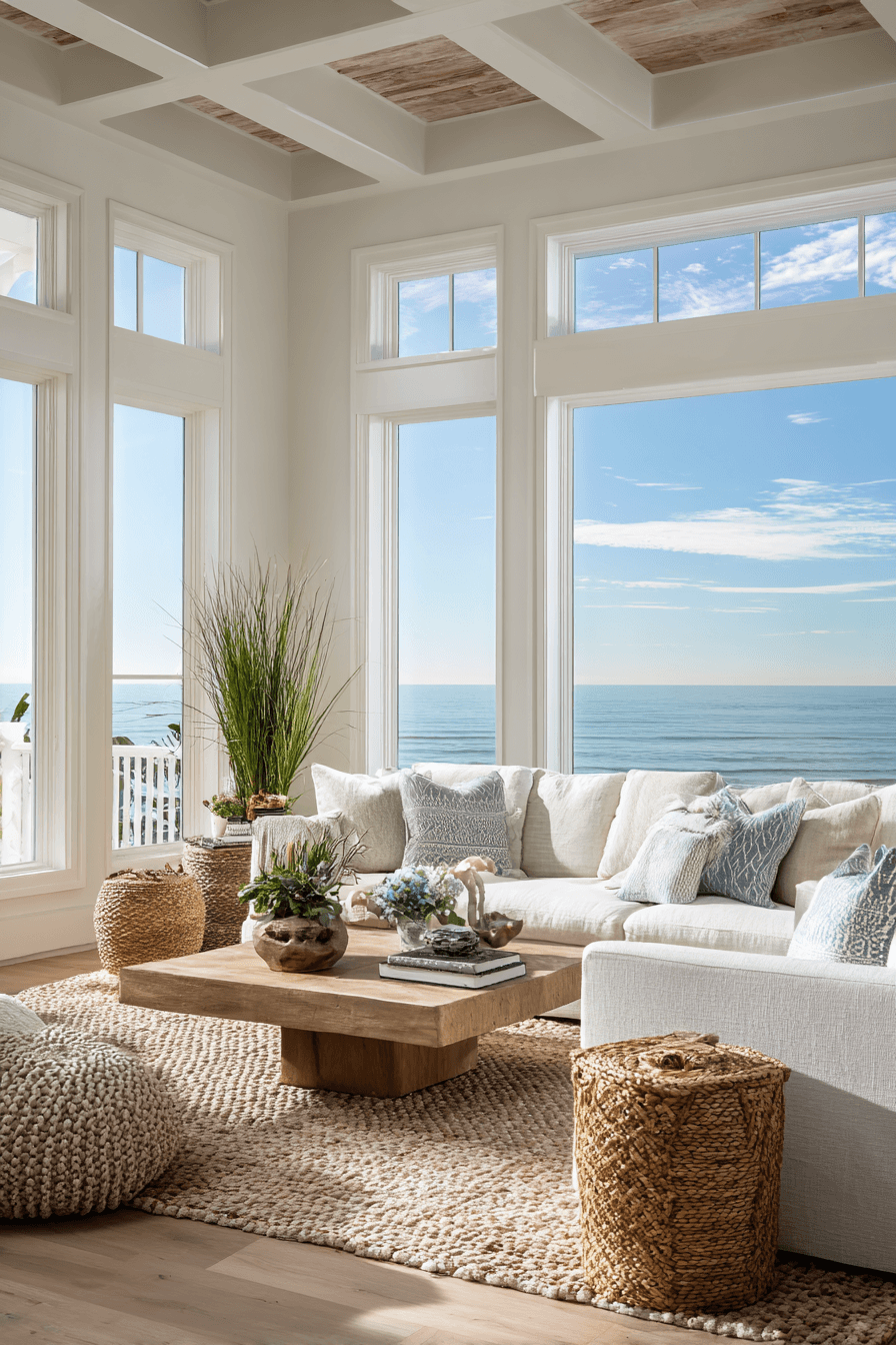 26 Seaside Living Room Ideas for a Relaxed Coastal Vibe