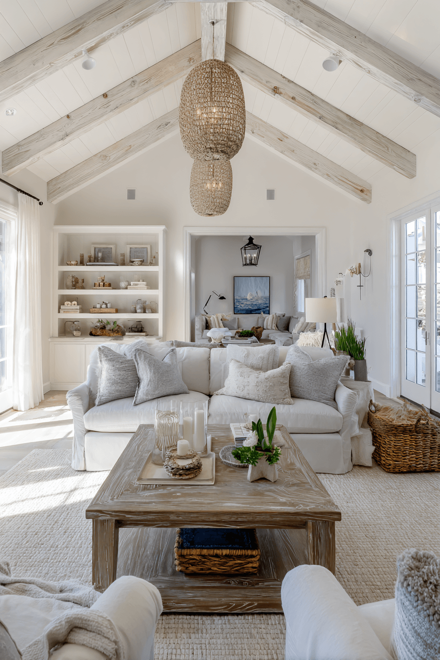 26 Beachy Farmhouse Ideas That Blend Coastal Charm and Rustic Comfort