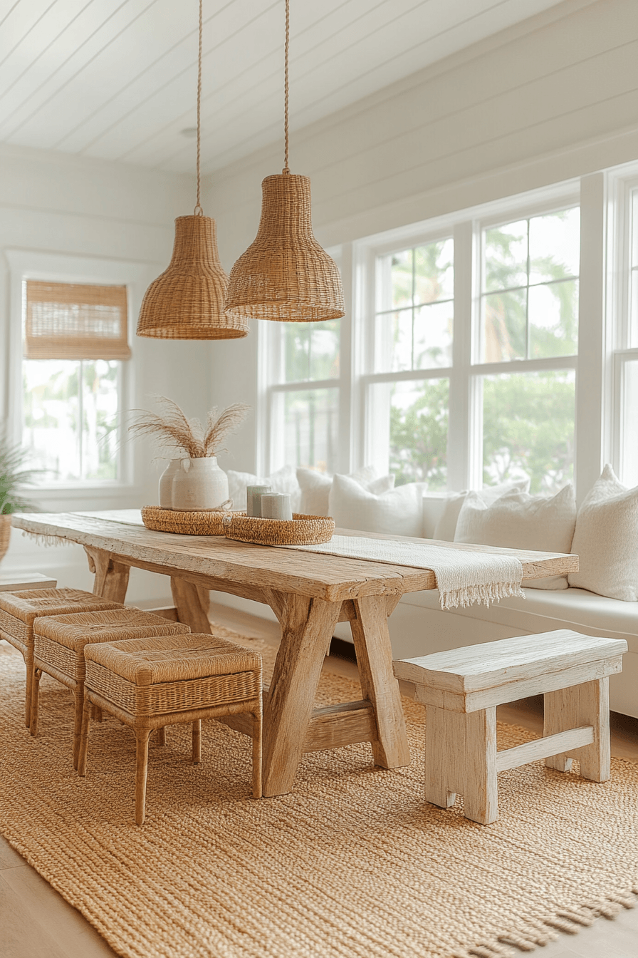 26 Beachy Dining Room Ideas for a Seaside Gathering Space