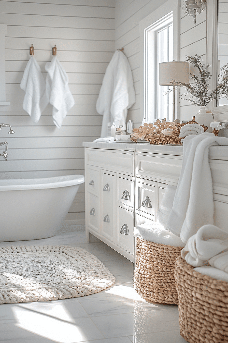 26 Seaside Bathroom Ideas for a Spa-Like Coastal Escape