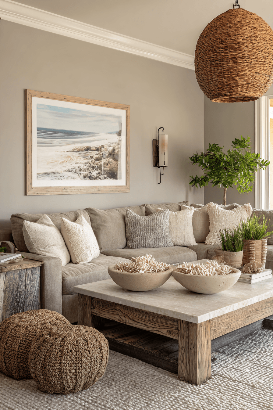 26 Beachy Living Room Ideas for a Relaxed Coastal Vibe