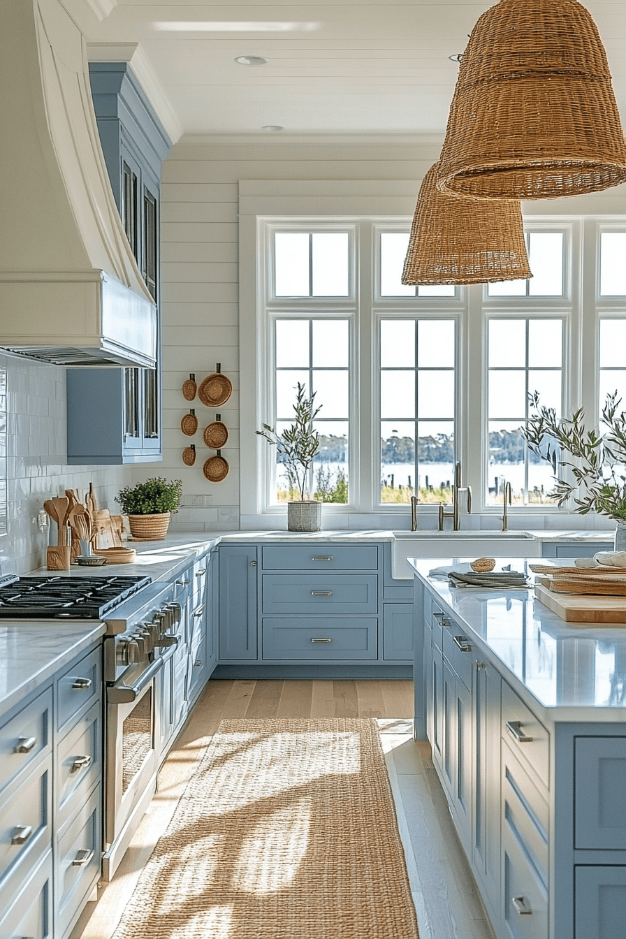 26 Seaside Kitchen Ideas for a Fresh Coastal Cooking Space