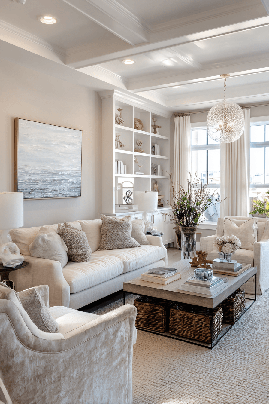 26 Seaside Living Room Ideas for a Relaxed Coastal Vibe