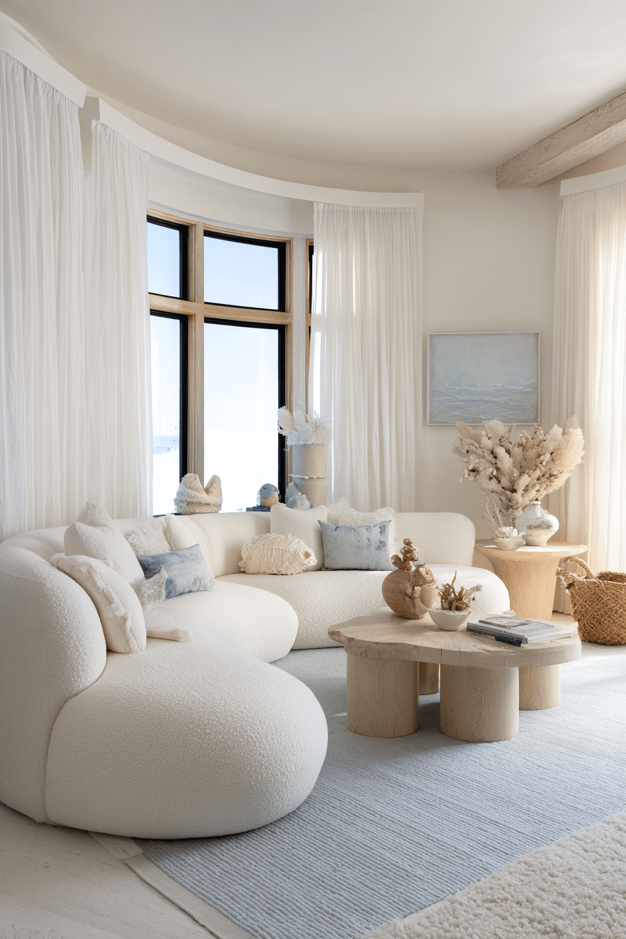 26 Beachy Living Room Ideas for a Relaxed Coastal Vibe
