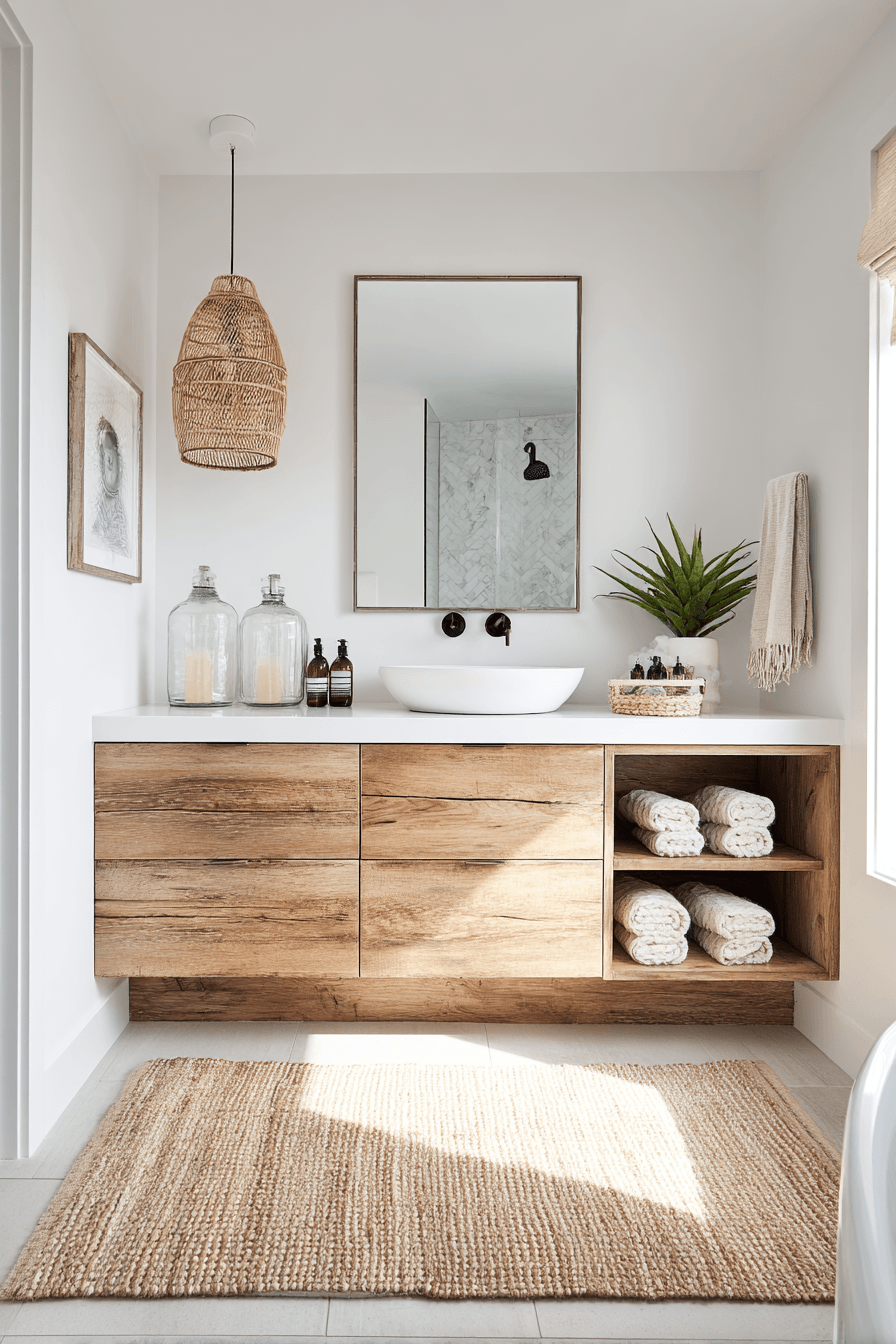 26 Beachy Bathroom Ideas That Create a Spa-Like Coastal Escape