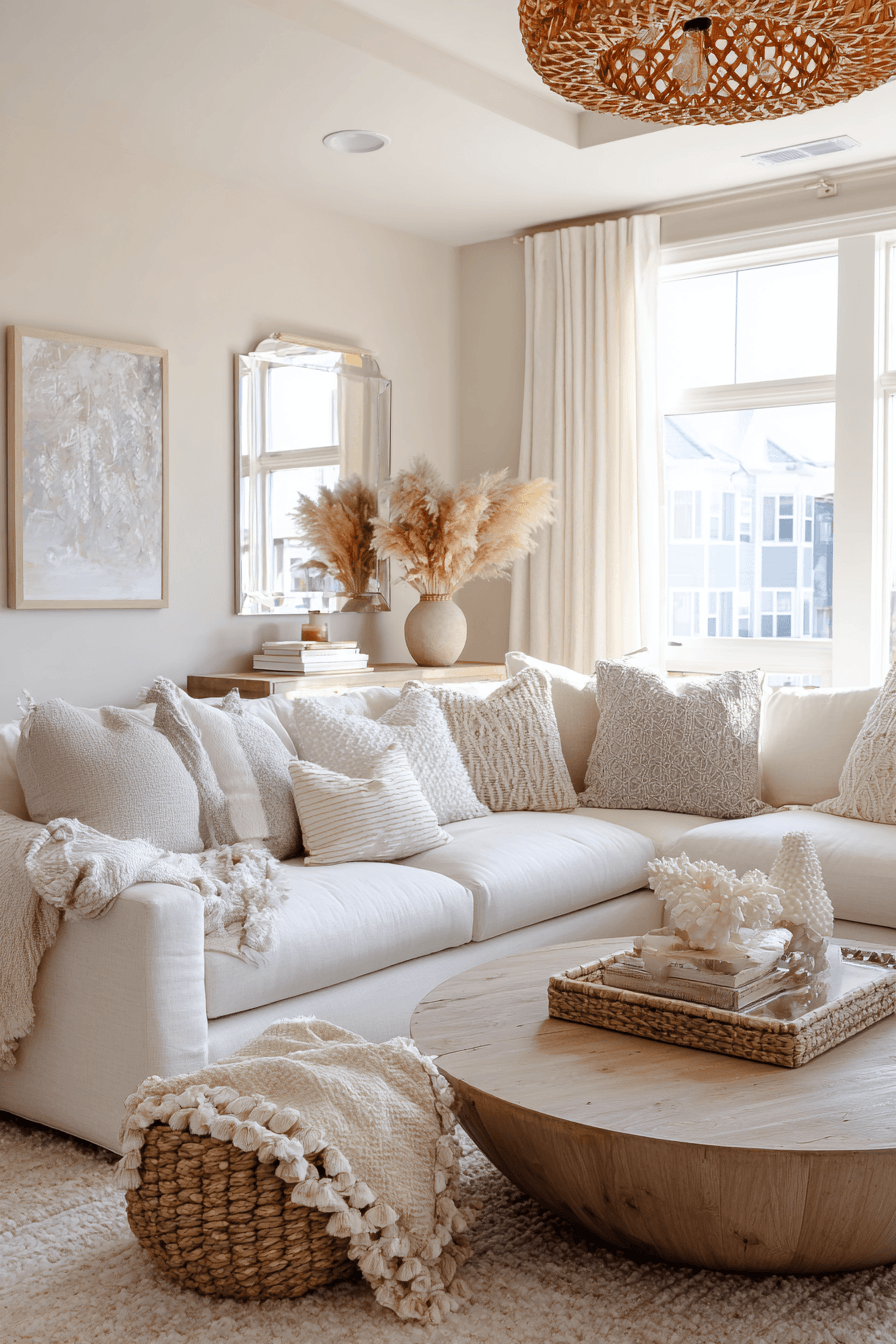 26 Beachy Boho Living Room Ideas for a Casual Coastal Vibe