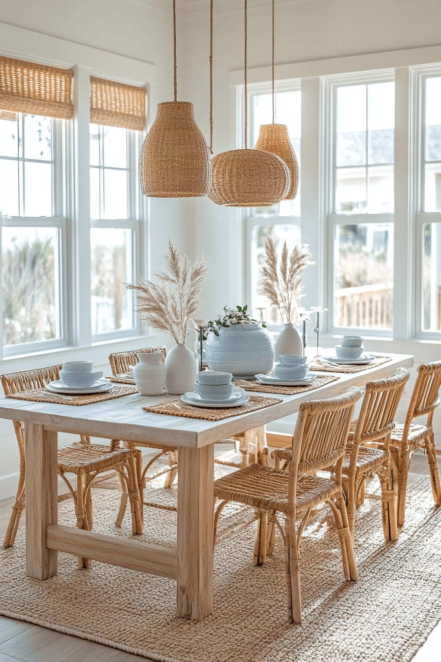 26 Beachy Dining Room Ideas for a Seaside Gathering Space