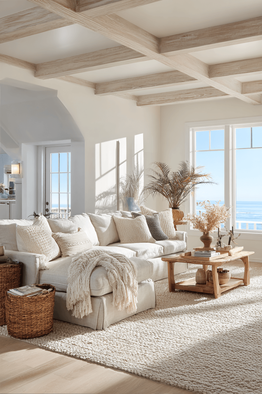 26 Seaside Living Room Ideas for a Relaxed Coastal Vibe