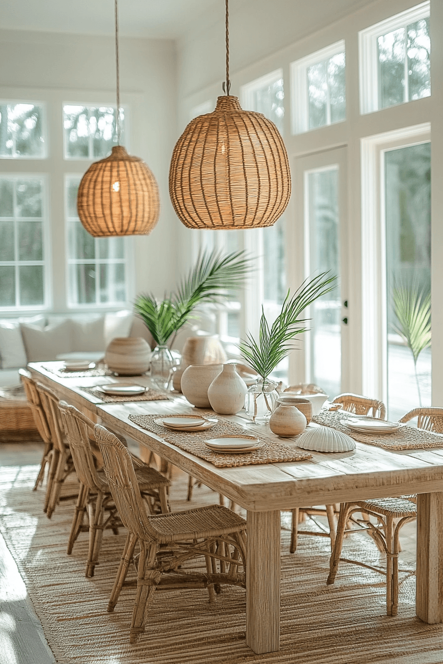 26 Beachy Dining Room Ideas for a Seaside Gathering Space