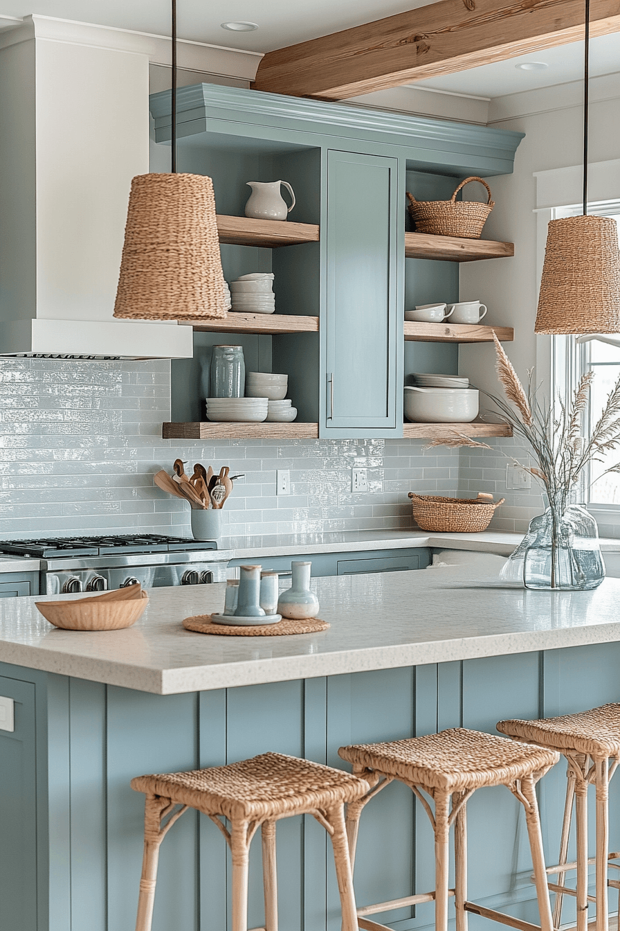 26 Seaside Kitchen Ideas for a Fresh Coastal Cooking Space
