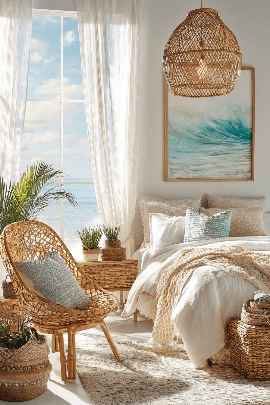 26 Beachy Boho Bedroom Ideas for a Dreamy Coastal Retreat