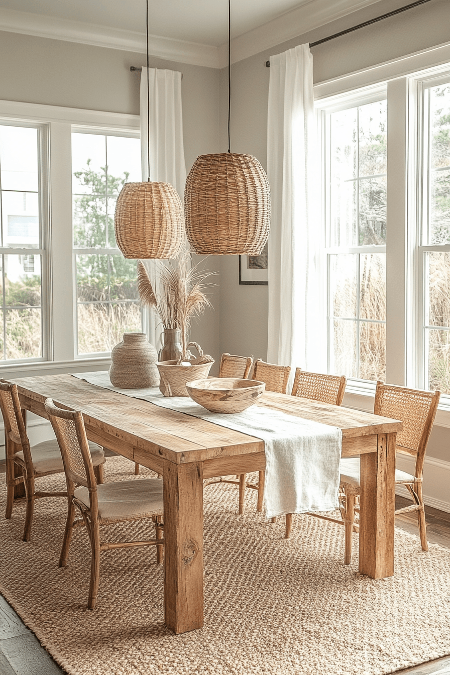 26 Beachy Dining Room Ideas for a Seaside Gathering Space
