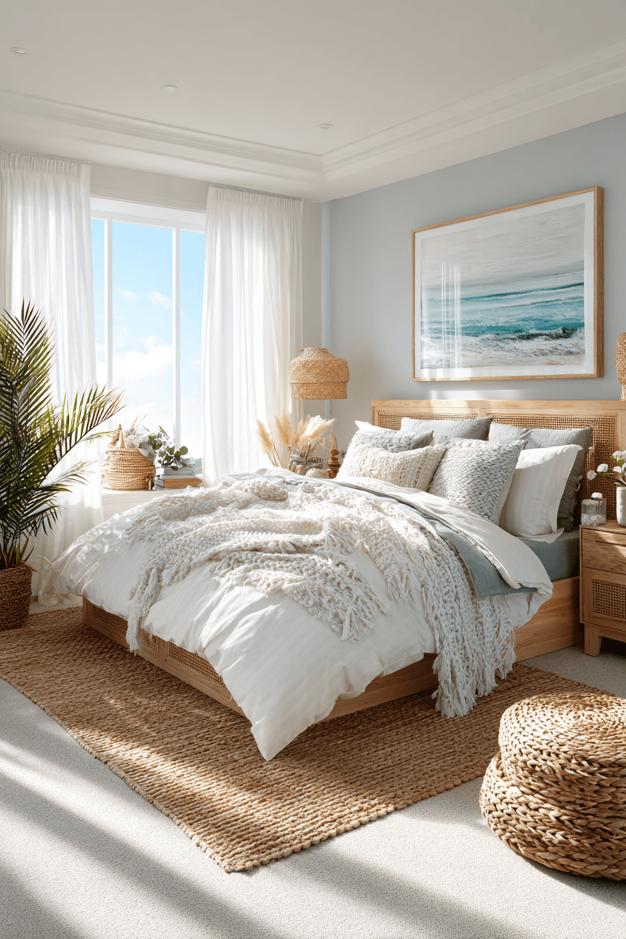 26 Seaside Bedroom Ideas for a Peaceful Coastal Retreat