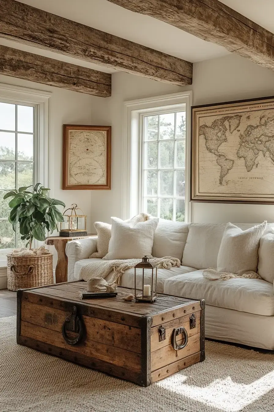 20 Vintage Nautical Decor Ideas That Look Found, Not Bought