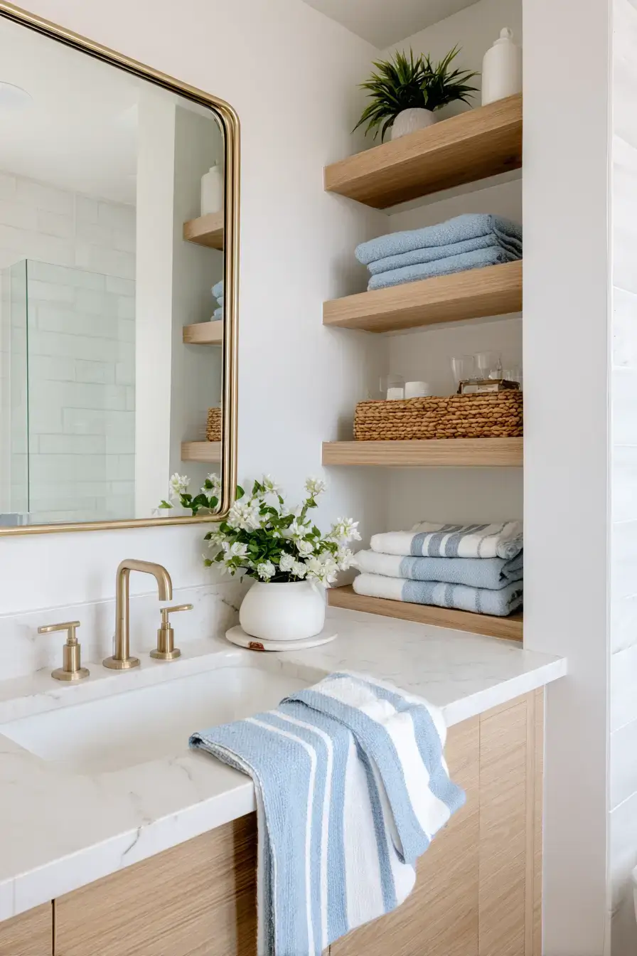 18 Nautical Bathroom Ideas That Bring the Harbor Home