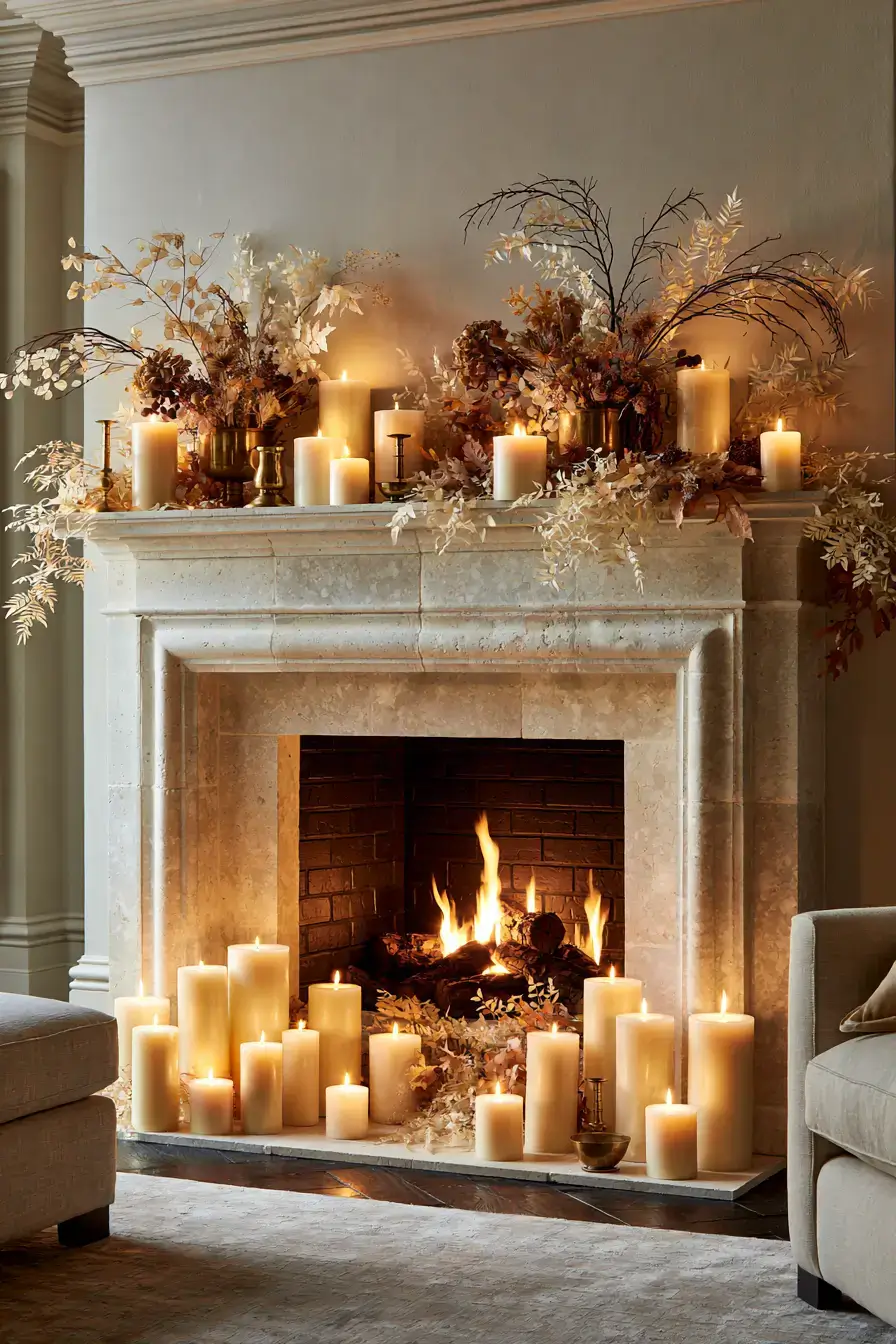 27 Autumn Fireplace Decor Ideas That Make the Hearth the Heart of the Season