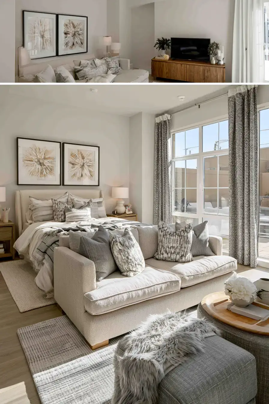 27 Bedsitter Arrangement Ideas That Make One Room Do the Work of Two