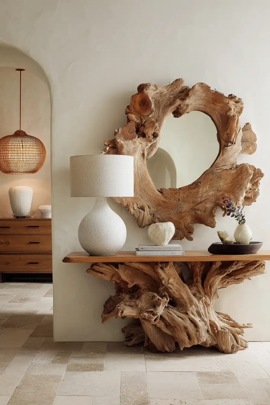 17 Driftwood Decor Ideas That Bring the Shoreline Indoors